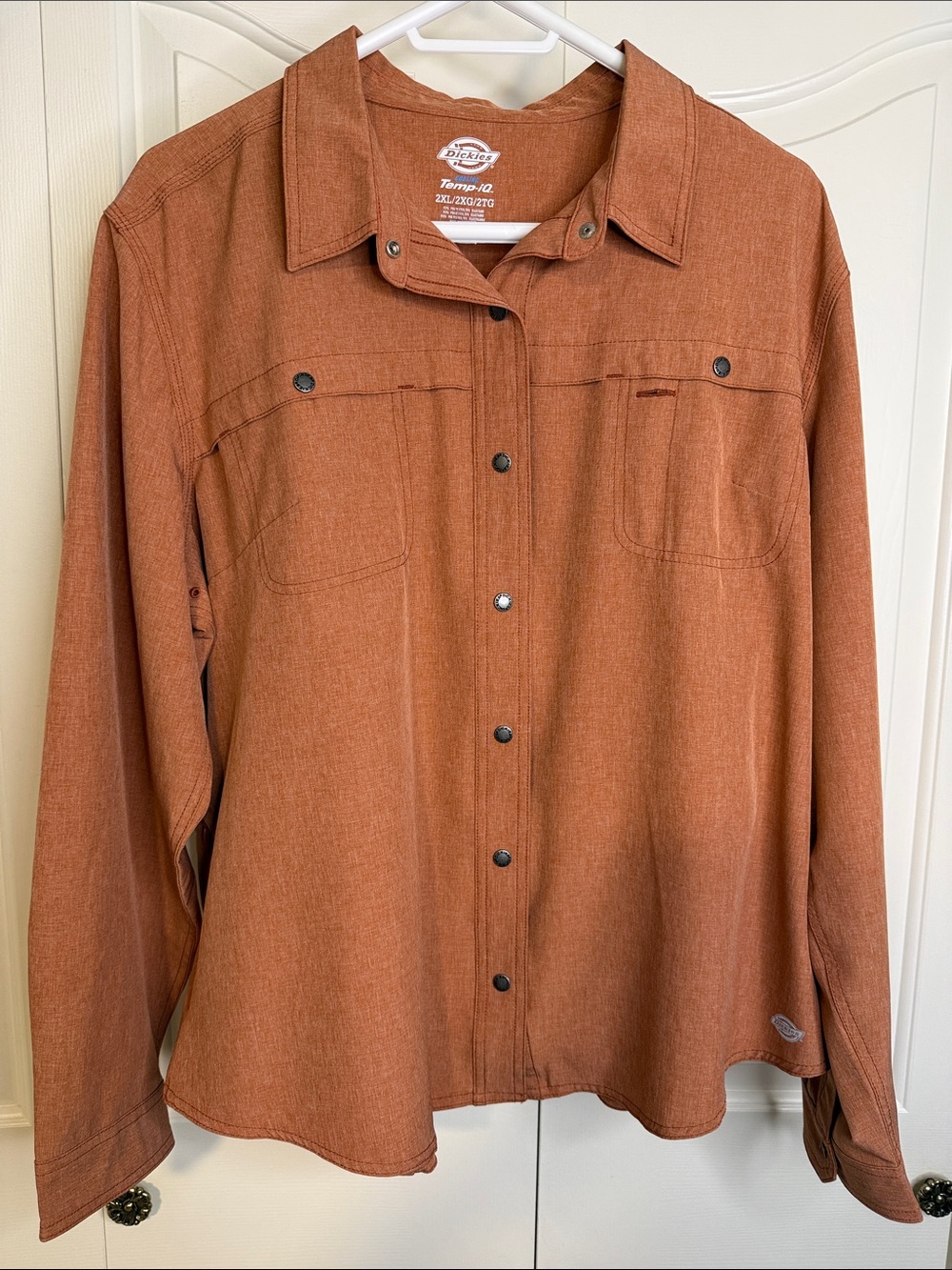 Dickies Temp IQ Cooling Snap Button Top